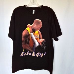 TeeStyled Kobe & Gigi Tribute shirt Black Size L